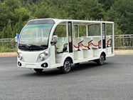 4 Wheels 14 Passengers Electric shuttle Bus sightseeing Car With 7.5KW AC Motor